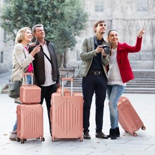 Suitcase ABS Cabin Hard Shell Luggage Travel Trolley 4-piece set