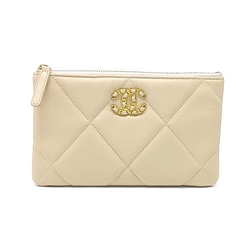 Chanel ivory leather - chanel,