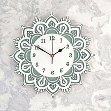 Any Colour Mandala Wall Clock