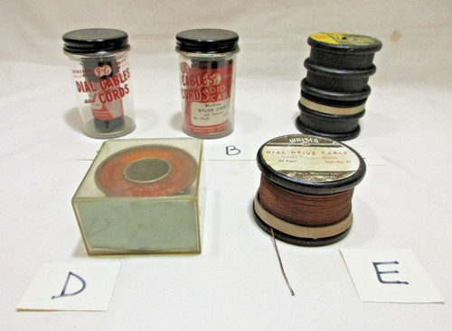 Walsco dial cord - &, g.c.