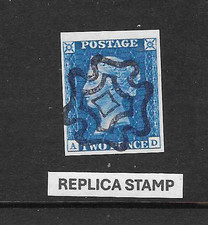 GB Victoria; 1840 2d Blue