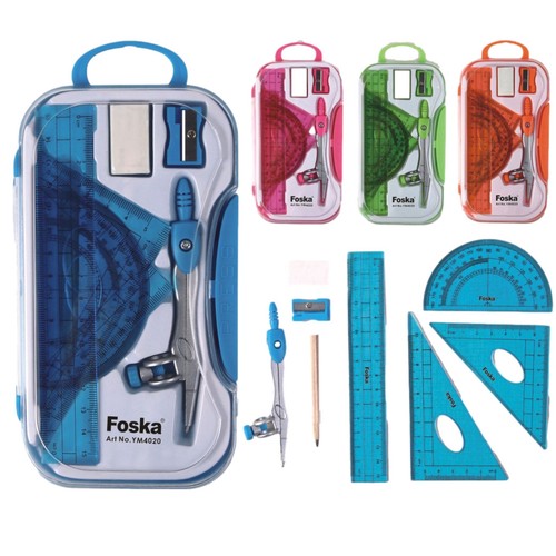 Colourful compass set with - colourful,