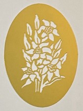 Four Brass Embossing Stencils
