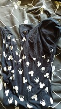 Disney mickey and minnie maternity pj bottoms size 12-14