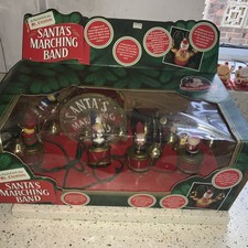Mr Christmas Santas Marching Band Music and Movement vintage decoration set Xmas