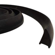 Universal Elevating Roof Rubber Wind Deflector Trim Seal Gasket - 2mtr length