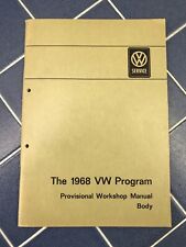 Vintage 1968 VW Program