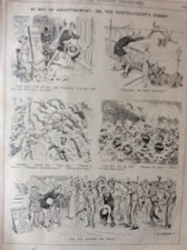 A2i Ephemera 1911 Original Punch Cartoon Ventriloquist And Dummy