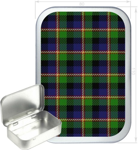 Green tartan gift box 150ml - gift, box,150ml