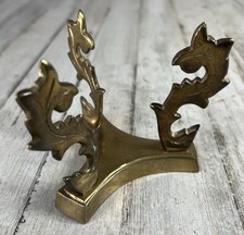 Vintage Brass Ball Orb Holder