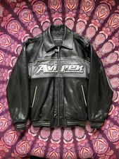 Avirex Nitro Run Vintage Leather Bomber Jacket From The Early 2000s
