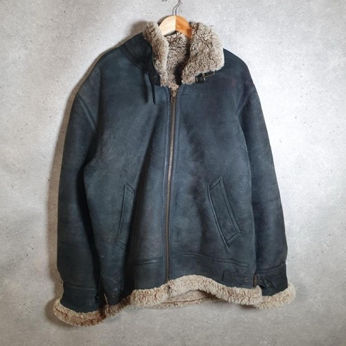 Vintage shearling leather - vintage,