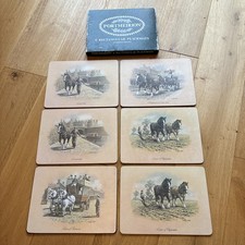 Vintage Portmeirion Placemats – Horses Design – Boxed – Susan Williams-Ellis