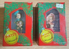 Vintage Effanbee Doll Patsy Christmas Ornament Set Of 2 Limited Edition