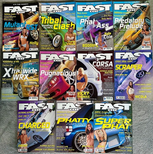 Vintage fast car - vintage, magazine