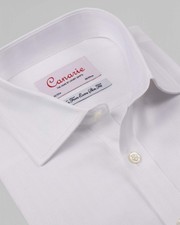 Men's Formal White Herringbone