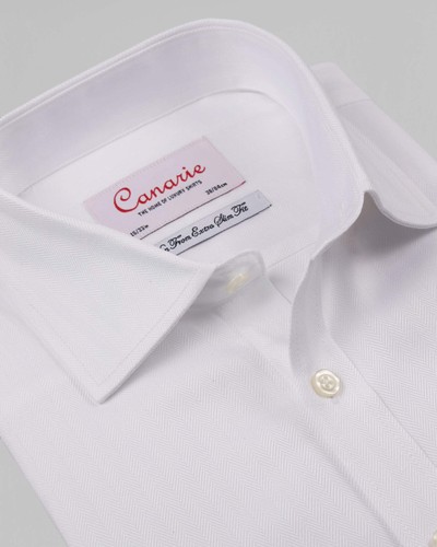 Men formal white herringbone - men's,