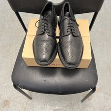 Loake Badminton 1880 Mens Brogue Shoes Size 7.5 F