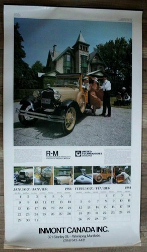 Inmont calendar 1984 ford - ford, v-8