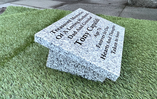 Personalised memorial stone - personalised,