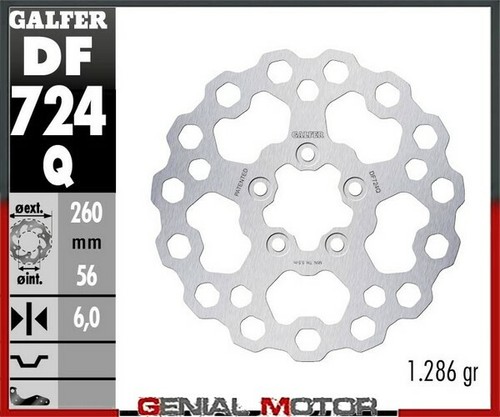 Galfer rear brake disc cubiq - galfer,