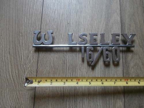 Wolseley chrome badge by - badge,