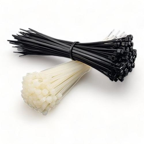 Black white cable ties - &,