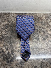 Duchamp London Geometric Pattern Handmade Silk Tie 8cm Made in England