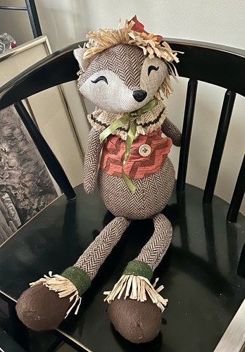 Fall fox plush shelf - fox,