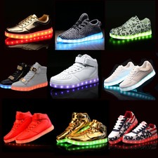 7 Color LED Color Change Shoes Sneakers Luminous Trainers Flashing Shoes 2025 `