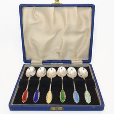 Superb Antique Boxed Set of 6