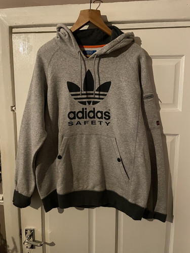 Adidas safety hoodie grey - safety,