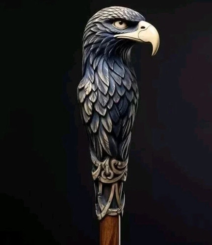 34inch wooden walking stick
