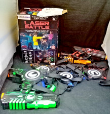 Armogear Laser Tag Game 4 Player Battle Set Gun Blasters For Kids Boxed