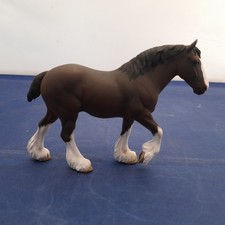 Artist Resin Model Horse Mini Cromwell Painted Bay Shire SM Scale Horsing Around