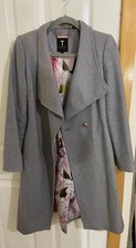 Ted Baker Midi Wool Wrap Coat