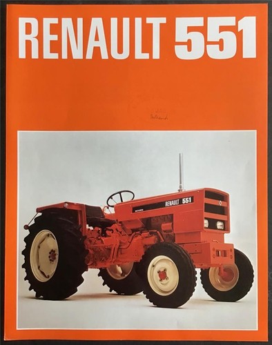 Renault 551 tractor - renault,