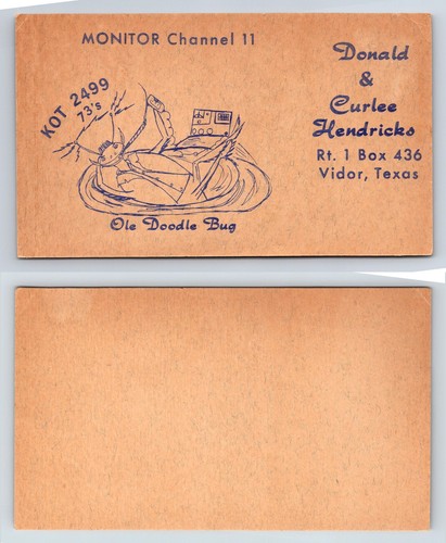 Ham radio qsl qso - qso, postcard