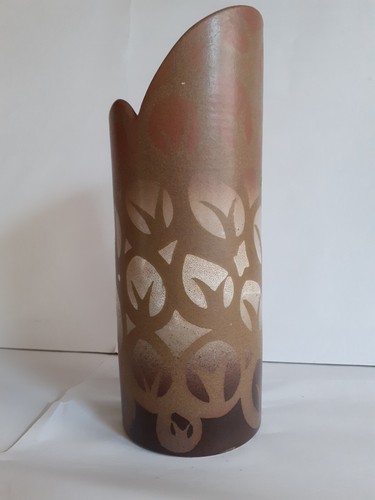 Poole pottery sienna vase - poole,