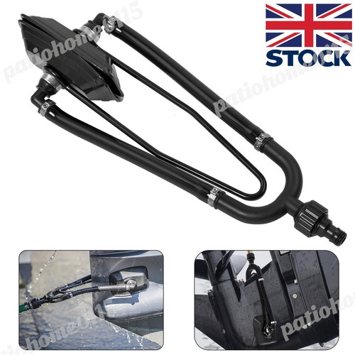 Dual feed outboard flusher - dual,