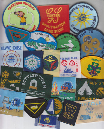 Girl guide badges - girl, 22