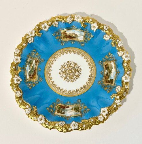 Antique coalport cabinet plate - antique,