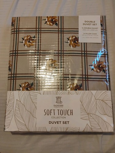 Soft touch double duvet set - double, 3