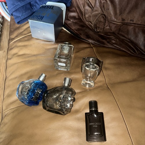 Empty aftershave bottles - empty,
