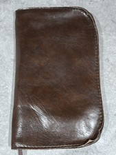 Vintage Leather Fly Fishing Wallet Full With Fly's
