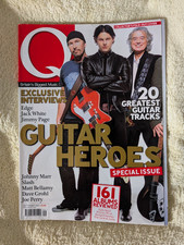 Q Magazine 254 September 2007, Guitar Heroes, Jack White, Jimmy Page, The Edge