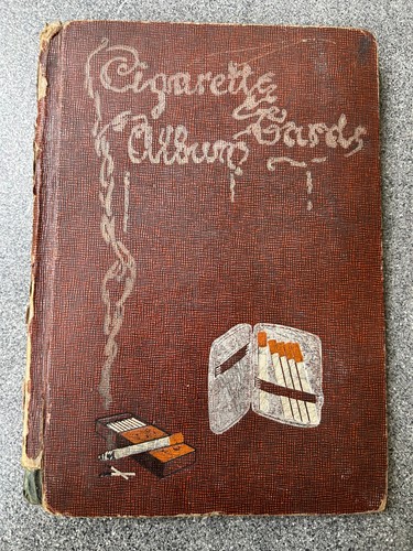 Vintage cigarette card albums