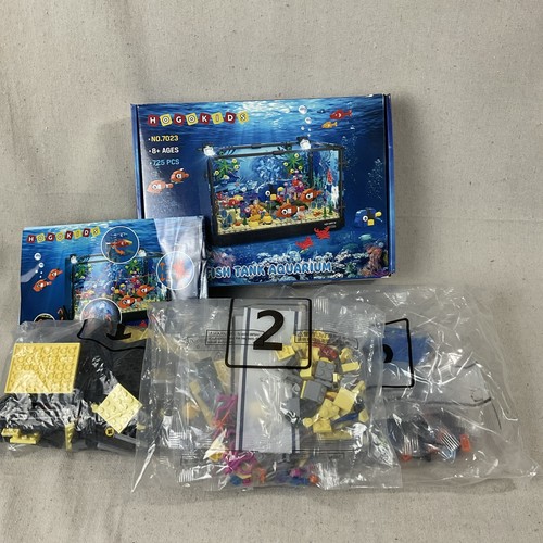 Fish tank building - set, with