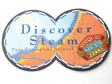 Vintage DEVENISH  -  Discover Newquay Steam Beer  ... Cat No'82 Beer mat/Coaster