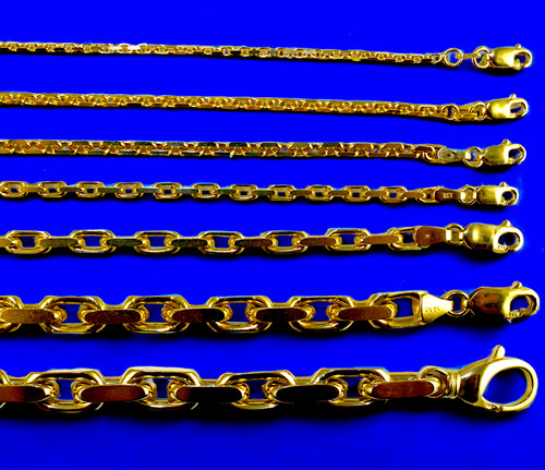 14k yellow gold solid rolo - 14k,